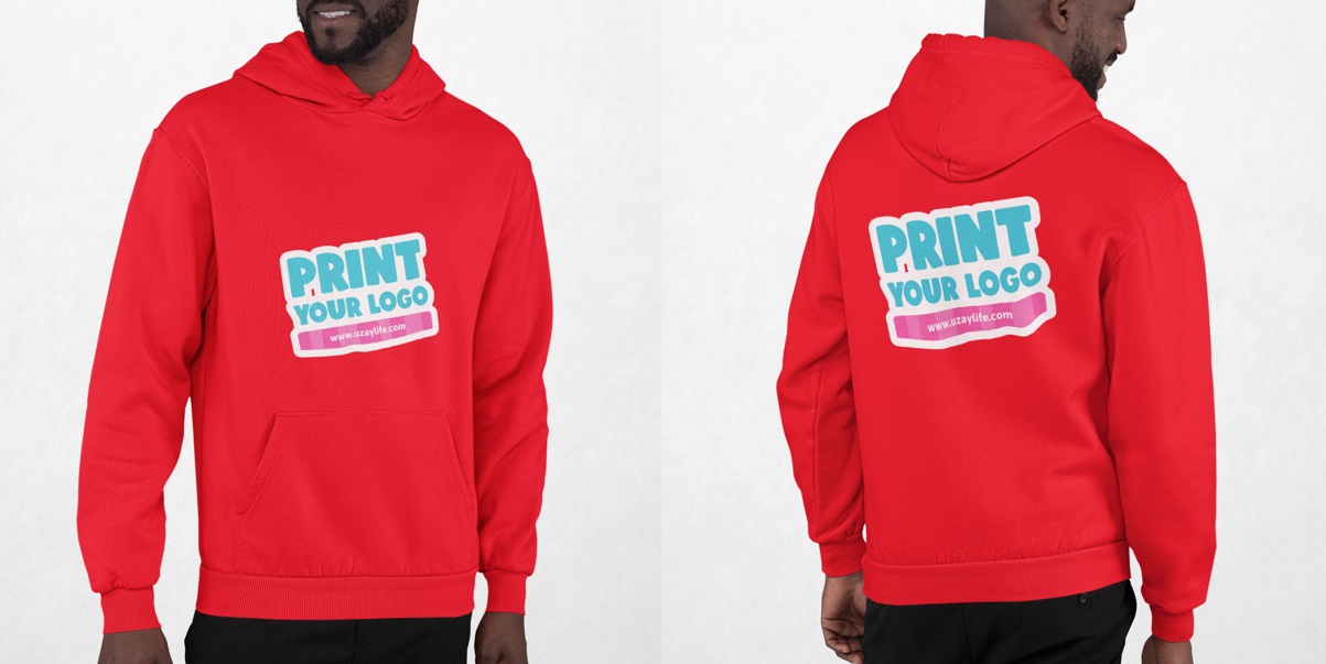 Kapuzen Sweatshirt für Herren - Rot