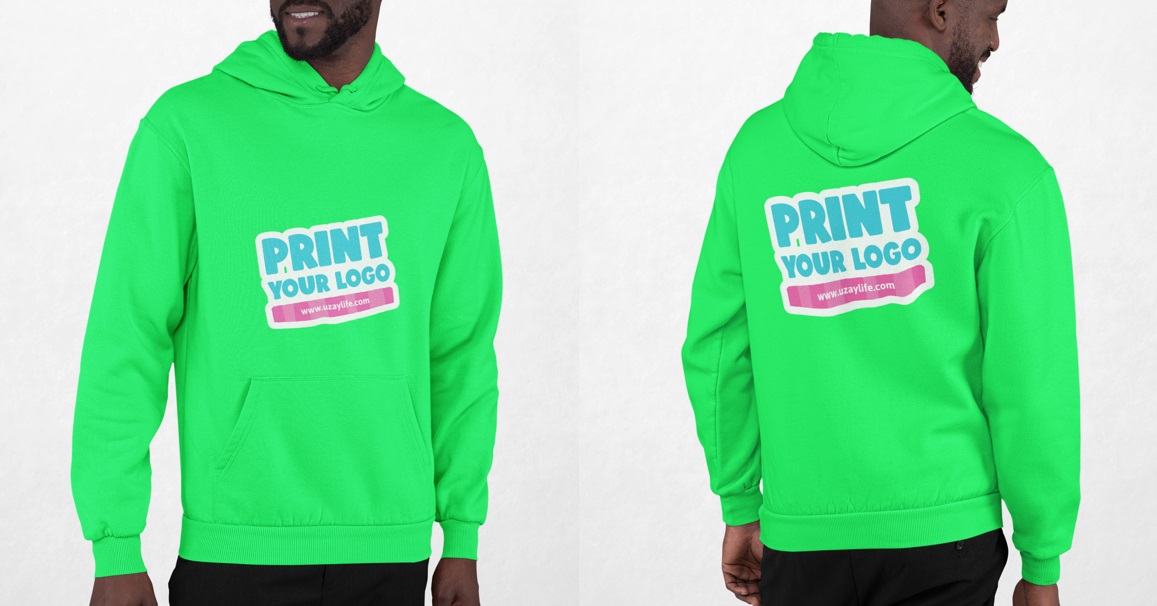 Kapuzen Sweatshirt für Herren - Grün