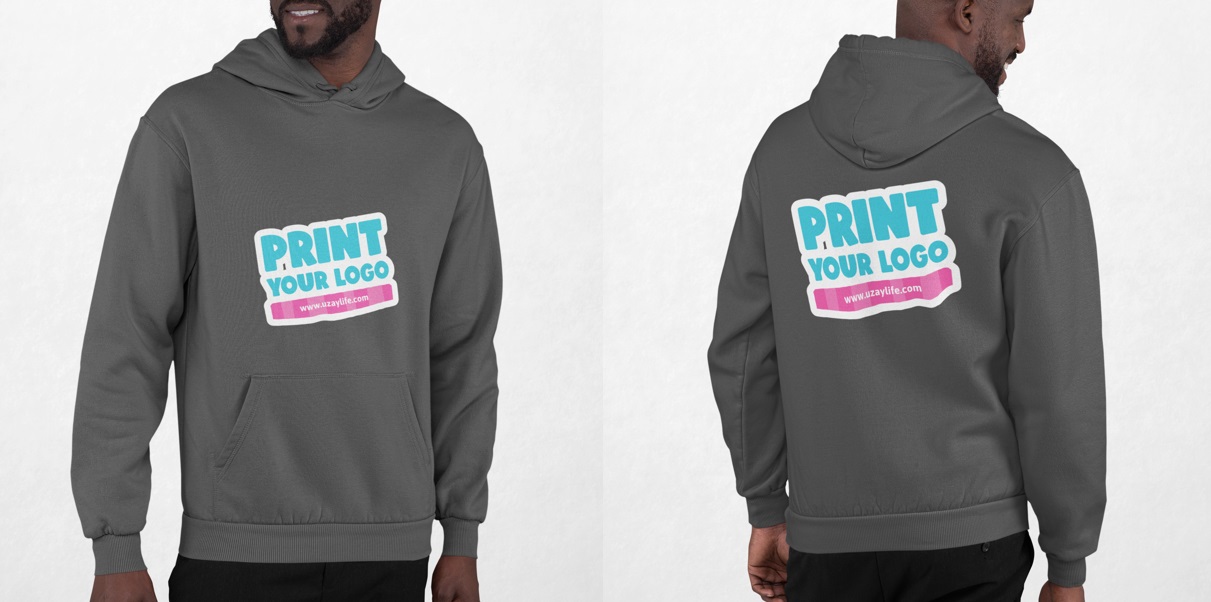 Kapuzen Sweatshirt für Herren - Grau