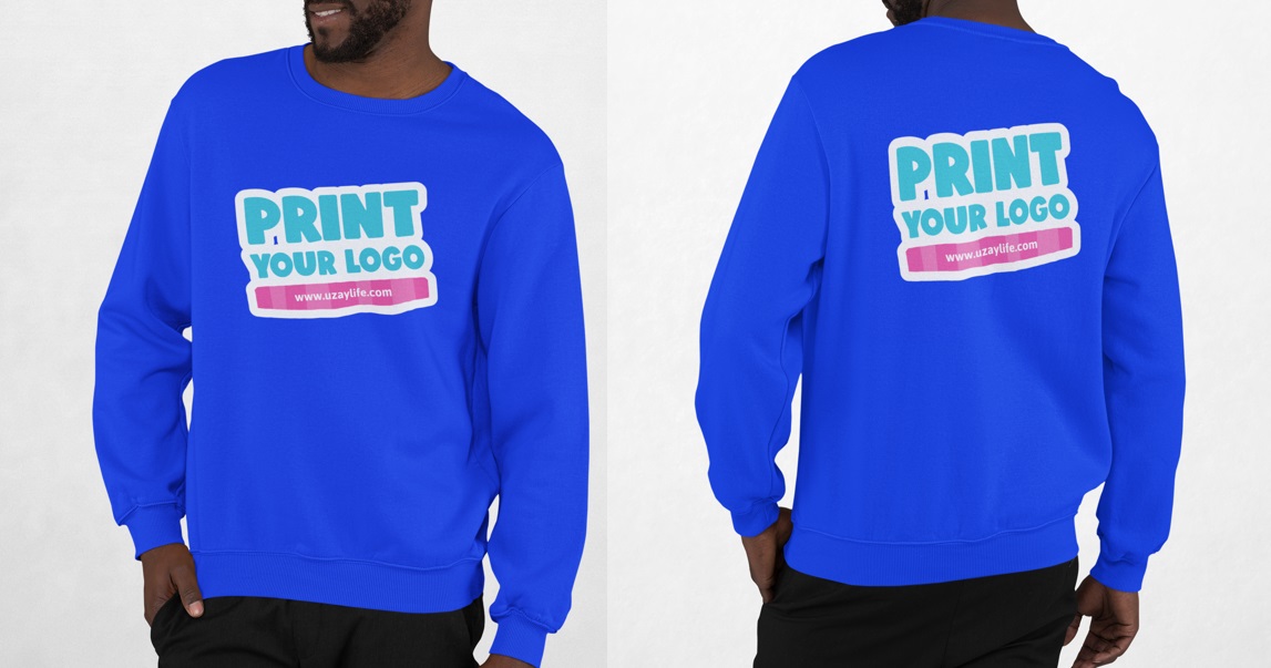 Winter Sweatshirt für Herren - Blau